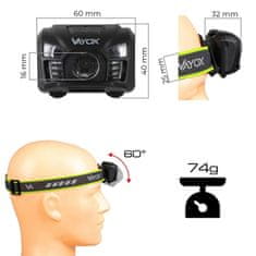 shumee POLNILNA NAGLAVNA SVETILKA VA0020 VAYOX USB-C 170lm