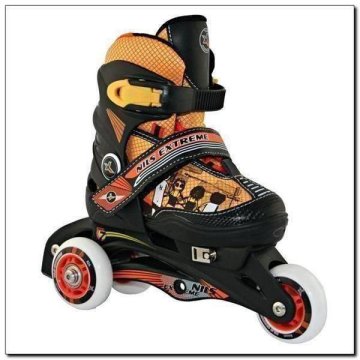 shumee NJ9128 A ORANŽNA VELIKOST XS (26-29) ROLERJI NILS EXTREME