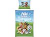 Obojestranska svetleča bombažna posteljnina PAW PATROL, 140/200+70/90