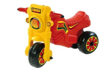 Dohany Cross 111P otroški motorček rumeno/rdeč poganjalec