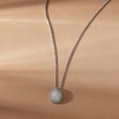 Morellato Bleščeča srebrna ogrlica za ženske Pave` SAZB06