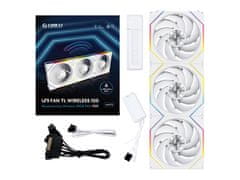 Lian Li UNI FAN TL Wireless ventilator za ohišje, ARGB, 120mm, 3 Pack + Kontroler, bel (12TL1W3W)