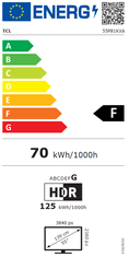 TCL 55P81K televizor, QLED TV, 4K UHD, 144 Hz, 139cm (55)