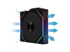 Lian Li UNI FAN TL Wireless ventilator za ohišje, ARGB, 120mm, 3 Pack + Kontroler, črn (12TL1W3B)