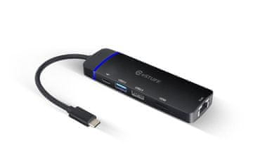 eSTUFF USB-C 5-v-1 mobilni razdelilnik