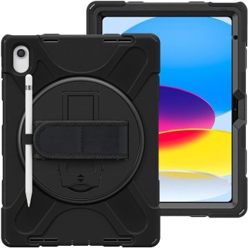 eSTUFF iPad 11th gen 2025/10th gen 2022 CHICAGO Full Body Defender Case z vgrajenim
