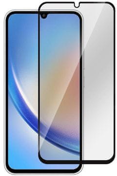 eSTUFF Samsung Galaxy A34 Zaščita zaslona, popolna pokritost, kalj