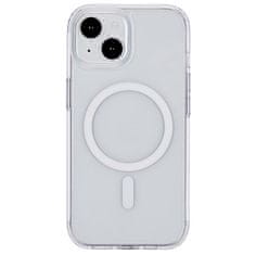 eSTUFF BERLIN iPhone 15 Plus Prozoren magnetni ovitek, TPU in polikar