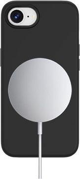 eSTUFF iPhone 16e INFINITE ROME magnetni silikonski ovitek , črn , 81%