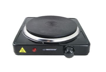 Esperanza  ELEKTRIČNA KUHALNA PLOŠČA PINATUBO ČRNA