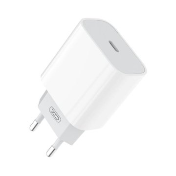 XO XO glavni polnilnik L77 Paket 50 kosov 1USB PD 20W bel