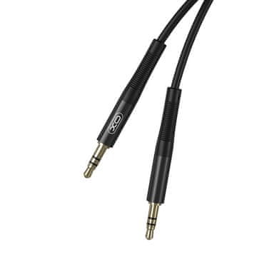 XO XO NB-R175A 3,5 mm avdio kabel, črn, 1 m