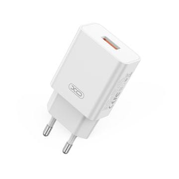 XO XO glavni polnilnik L127 USB 18W QC BELA