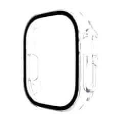 eSTUFF Celovita zaščita ohišja in zaslona Apple Watch Series 9/8/7 45mm, prozorna