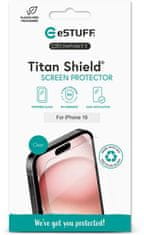 eSTUFF INFINITE iPhone 16 zaščita Titan Shield, kaljeno steklo