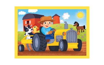 Clementoni Vozila Sestavljanka puzzle 4 v 1