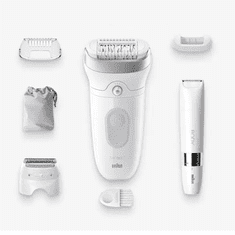 Braun Silk-épil 7 7-441, bela-srebrna, Epilator
