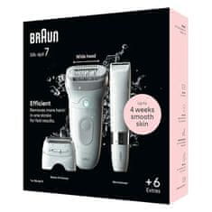 Braun Silk-épil 7 7-441, bela-srebrna, Epilator