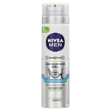 Nivea 3 Day Beard Shave Gel Men (3 Day Beard Shave Gel) 200 ml