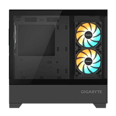 Gigabyte C201 PANORAMIC ATX RGB osvetljeno ohišje, črno