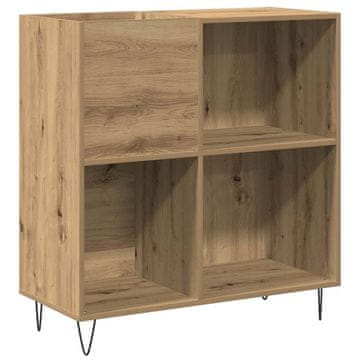 Vidaxl Omara za plošče artisan hrast 85 x 38 x 89 cm Inženirski les