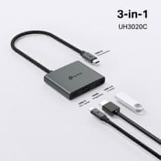 TP-Link UH3020C USB-C 3-v-1 priklopna postaja (hub)
