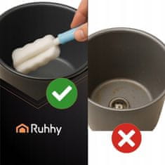 Ruhhy 4v1 500W električni grelnik in penilec mleka LCD 270ml