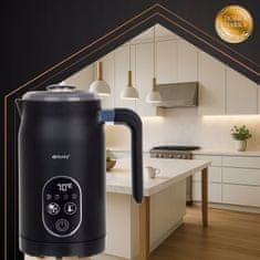 Ruhhy 4v1 500W električni grelnik in penilec mleka LCD 270ml