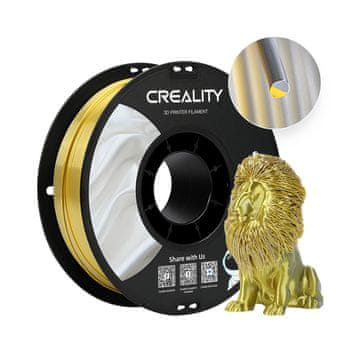Creality Filament CR-Silk 1,75mm, 1kg, zlata/srebrna