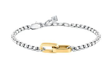 Morellato Minimalistična dvobarvna zapestnica za moške Motown SABY14