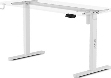 SENSE7 Električni okvir mize NOJO, nastavljiv 72-118 cm, bel