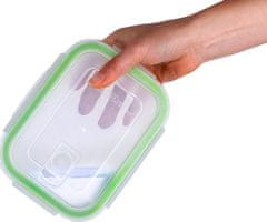 Alpina komplet posod za shranjevanje živil, 3x posoda, 370/640/1050 ml