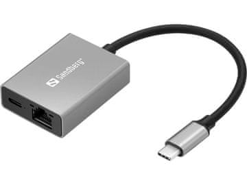 Sandberg USB-C gigabitni adapter PD100W