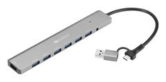 Sandberg USB-C/A na 7 x USB 3.0 razdelilnik