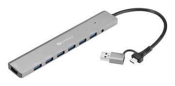 Sandberg USB-C/A na 7 x USB 3.0 razdelilec