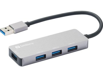Sandberg USB-A razdelilnik 1xUSB3.0+3x2.0 SAVER
