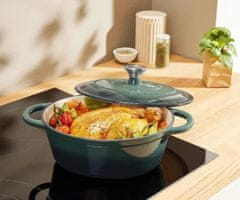 Alpina litoželezni lonec, 5L, 33x25x11cm, zelen