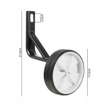 Korbi POSTRANSKA PODPORA ZA KOLO – OKREPČANA, UNIVERZALNA 12–20", BELA