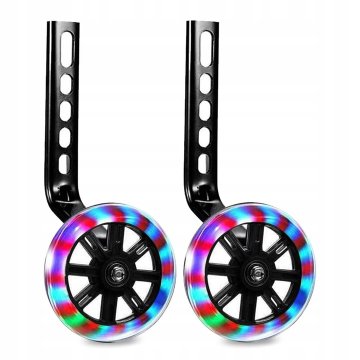 Korbi UNIVERZALNA STRANSKA KOLESA ZA KOLO – BARVNA, SVETLEČA LED 12–20"