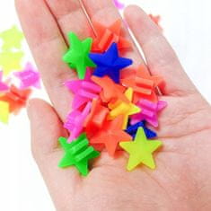 Korbi BARVNE KROGLICE ZA KOLESARSKE NAPERE – DEKORATIVNE ZVEZDICE, 36 KOSOV