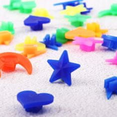 Korbi BARVNE KROGLICE ZA KOLESARSKE NAPERE – DEKORATIVNE ZVEZDICE, 36 KOSOV