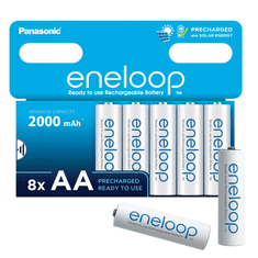 Panasonic Eneloop AA 2000 mAh BK-3MCDE/8HH – 8 kosov