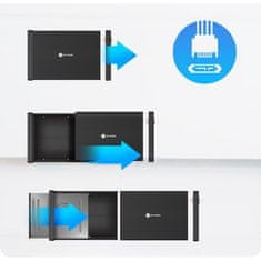 IcyBox IB-525-U3 zunanje ohišje za 5,25" SATA DVD enote