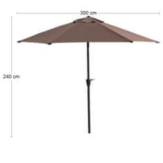 nabbi Vrtni senčnik Habana - rjav