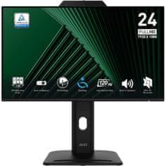 MSI Pro MP242PMG monitor 60,5cm (23,8), FHD, IPS, 120Hz, 1ms (MSIPROMP242PMG)