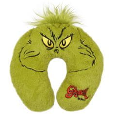 sarcia.eu Grinch Zelena, kosmata potovalna blazina, BLAZINA ZA LETALO/AVTO 32x32 cm