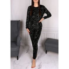 Disney Minnie Mouse DVOJNA ženska pižama, TOPLA VELOUR pižama z dolgimi rokavi ZA ZIMO L