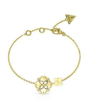Guess Modna pozlačena zapestnica Wild Flower JUBB05503JWYGS