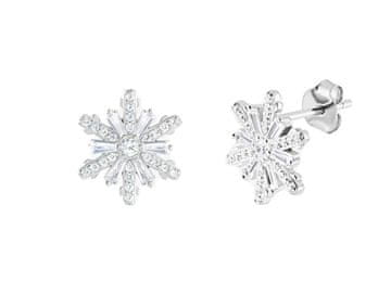 Preciosa Srebrni uhani s kubičnim cirkonom Polaris Spotlight 5465 00