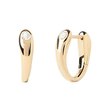 PDPAOLA Brezčasni pozlačeni uhani Serena AR01-E72-U